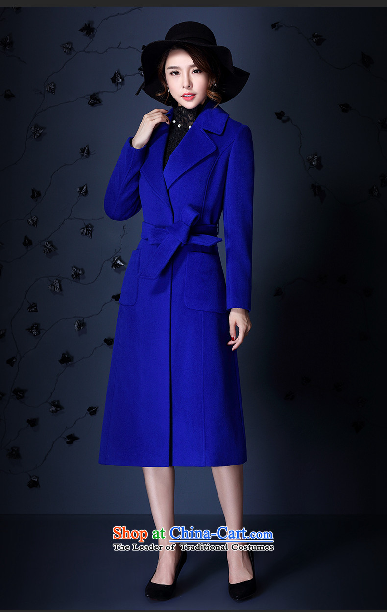 Addis Ababa Elizabeth 2015 autumn and winter Overgrown Tomb new gross jacket Korean? system with high-end products in long coats of female purple cashmere 2XL Photo, prices, brand platters! The elections are supplied in the national character of distribution, so action, buy now enjoy more preferential! As soon as possible.