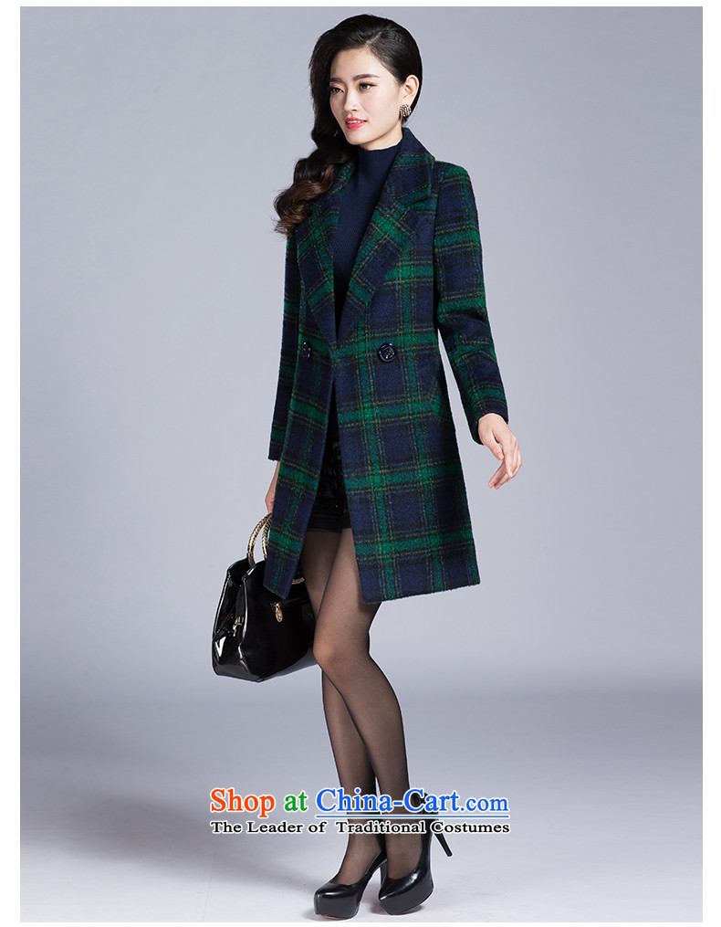 In 2015, the Cayman autumn and winter in new long lapel a grain Gross deduction jacket upscale elegance? wild Plaid Foutune of graphics and red T-shirt thin wool S L picture, prices, brand platters! The elections are supplied in the national character of distribution, so action, buy now enjoy more preferential! As soon as possible.