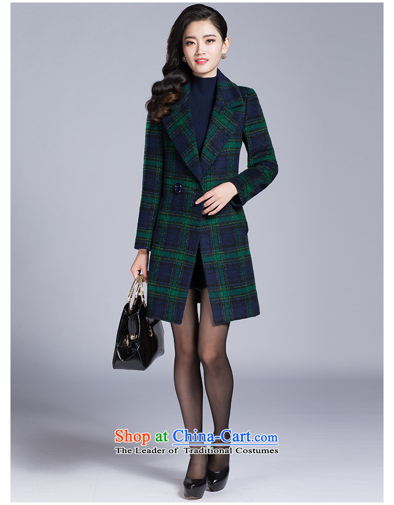 In 2015, the Cayman autumn and winter in new long lapel a grain Gross deduction jacket upscale elegance? wild Plaid Foutune of graphics and red T-shirt thin wool S L picture, prices, brand platters! The elections are supplied in the national character of distribution, so action, buy now enjoy more preferential! As soon as possible.