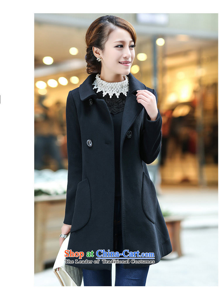 Ding Yuen 2015 Fall/Winter Collections Korean version of thin hair? large female coats gross wz01 Ms. jacket? black XXL picture, prices, brand platters! The elections are supplied in the national character of distribution, so action, buy now enjoy more preferential! As soon as possible.