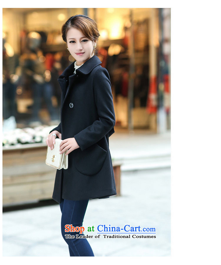 Ding Yuen 2015 Fall/Winter Collections Korean version of thin hair? large female coats gross wz01 Ms. jacket? black XXL picture, prices, brand platters! The elections are supplied in the national character of distribution, so action, buy now enjoy more preferential! As soon as possible.