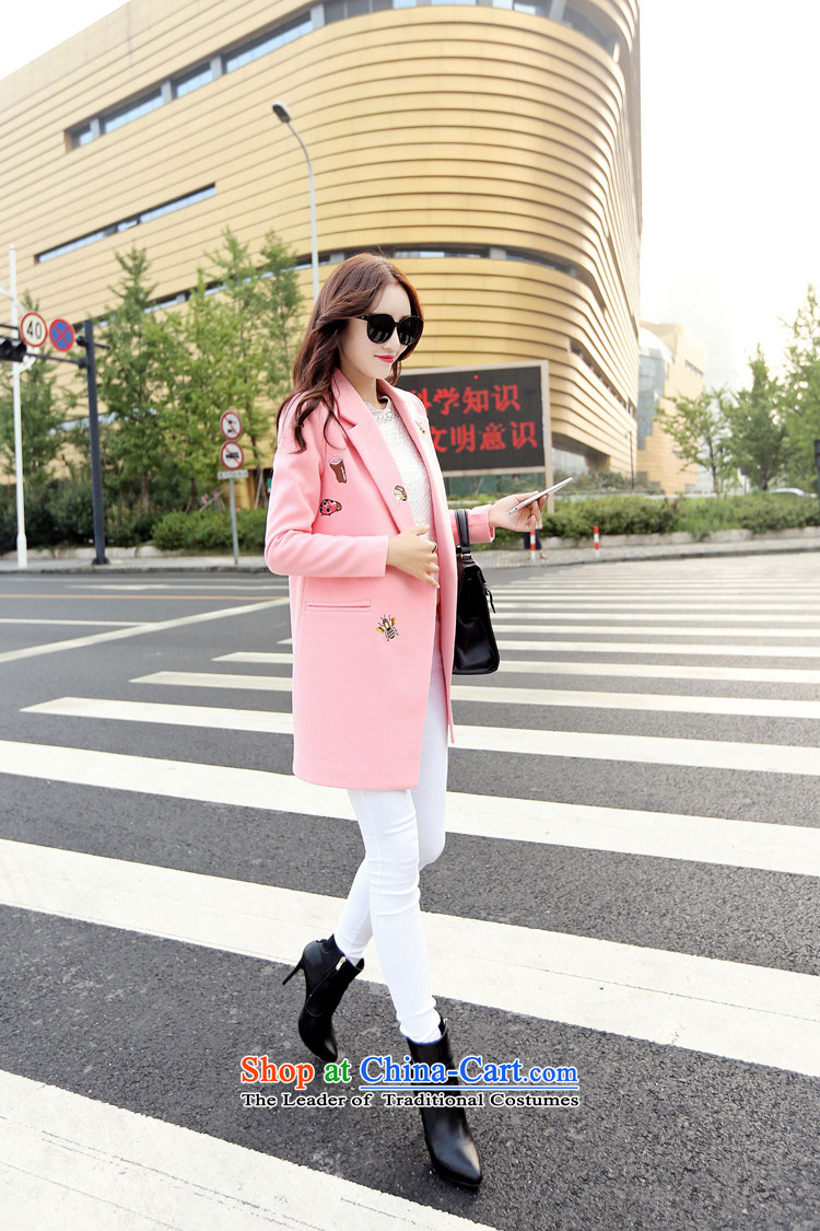 Vera wind 2015 autumn and winter new women won a deduction of Sau San edition loose larger gross girls jacket? long hair? windbreaker female pink L picture, prices, brand platters! The elections are supplied in the national character of distribution, so action, buy now enjoy more preferential! As soon as possible.
