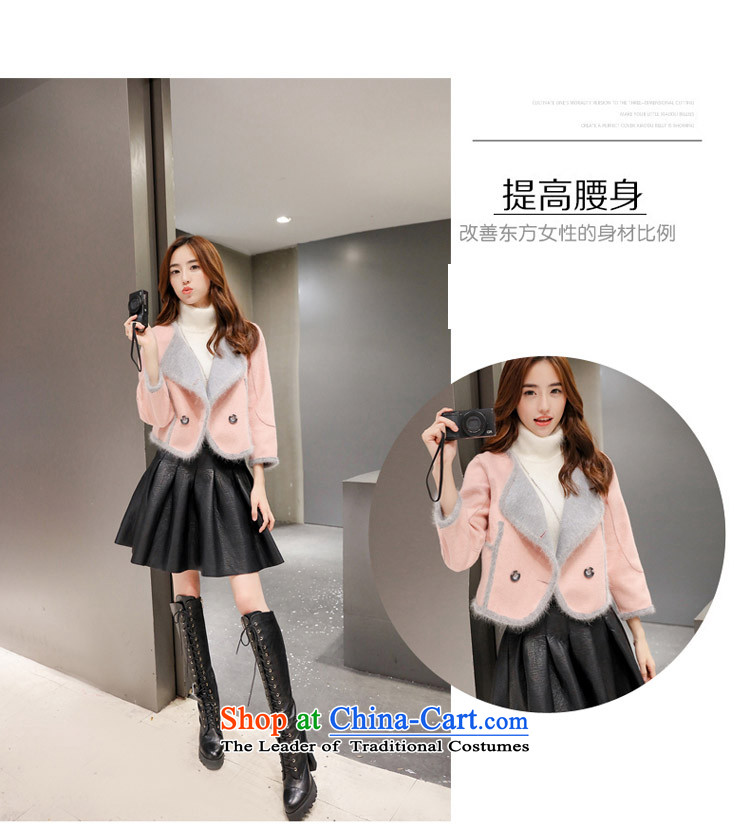 The law was in Dili Qi 2015 winter clothing new Korean short, single row detained Sau San video thin thick autumn and winter coats the girl is about gross sub picture color L photo jacket, prices, brand platters! The elections are supplied in the national character of distribution, so action, buy now enjoy more preferential! As soon as possible.