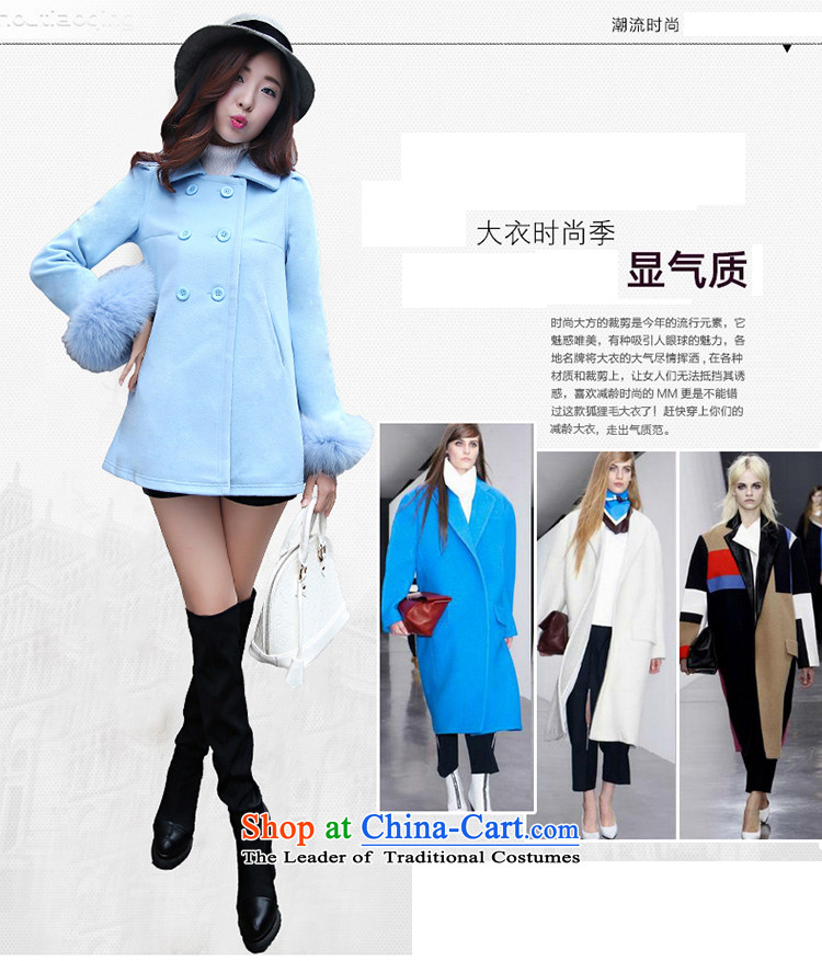 Good El docking 2015 autumn and winter coats new Korean female jacket? gross Heung-quality culture Sau San in a wool coat female long 595 Pink Plus cotton (with sleeve gross) M picture, prices, brand platters! The elections are supplied in the national character of distribution, so action, buy now enjoy more preferential! As soon as possible.