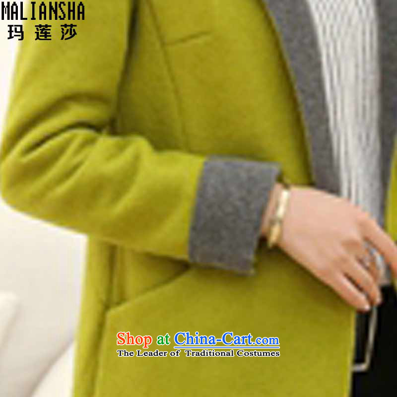 Princess Elizabeth 2015 Autumn Lin new for women Korean jacket fall? gross Sau San large a wool coat female M16951 GREEN XL, Mary Wu Lisa (MALIANSHA) , , , shopping on the Internet