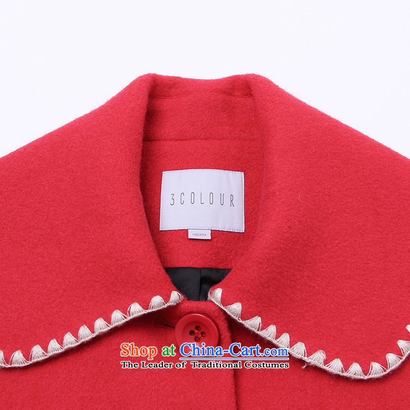[3] is designed for multimedia new 2015 winter clothing embroidery in the fringe plush coat D542041D00? female red 155/80A/S, enamels shopping on the Internet has been pressed.