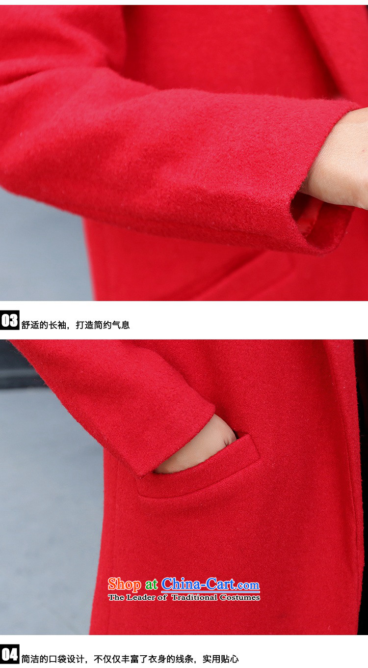 Gil Wo Ika wool coat women 2015? New autumn and winter in long loose video thin a wool coat Korean jacket coat? simple fashion Wild Green XL Photo, prices, brand platters! The elections are supplied in the national character of distribution, so action, buy now enjoy more preferential! As soon as possible.