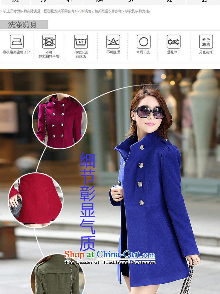 Contee Ah 2015 autumn and winter new Korean Women's jacket coat? In long long-sleeved coats female 7017# gross? wine red L picture, prices, brand platters! The elections are supplied in the national character of distribution, so action, buy now enjoy more preferential! As soon as possible.