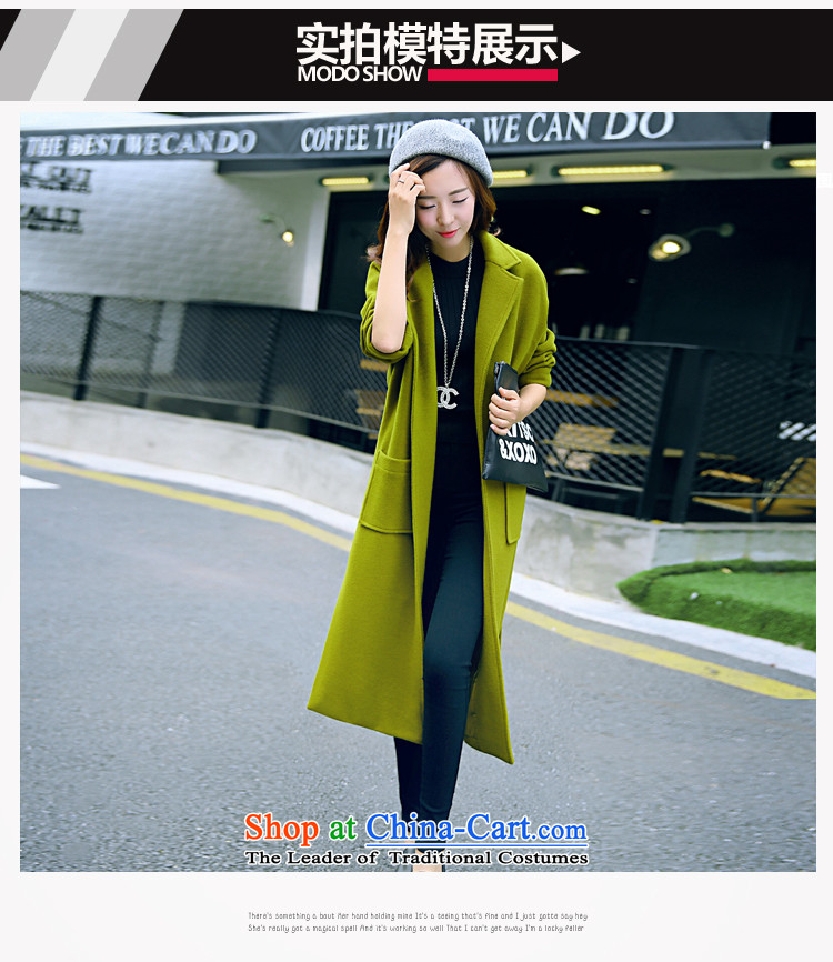 In accordance with the gross Ji-mi days? 2015 new female jacket autumn long, temperament a wool coat Korean women? coats thick coat A963 Orange Red M picture, prices, brand platters! The elections are supplied in the national character of distribution, so action, buy now enjoy more preferential! As soon as possible.