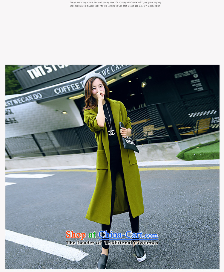 In accordance with the gross Ji-mi days? 2015 new female jacket autumn long, temperament a wool coat Korean women? coats thick coat A963 Orange Red M picture, prices, brand platters! The elections are supplied in the national character of distribution, so action, buy now enjoy more preferential! As soon as possible.