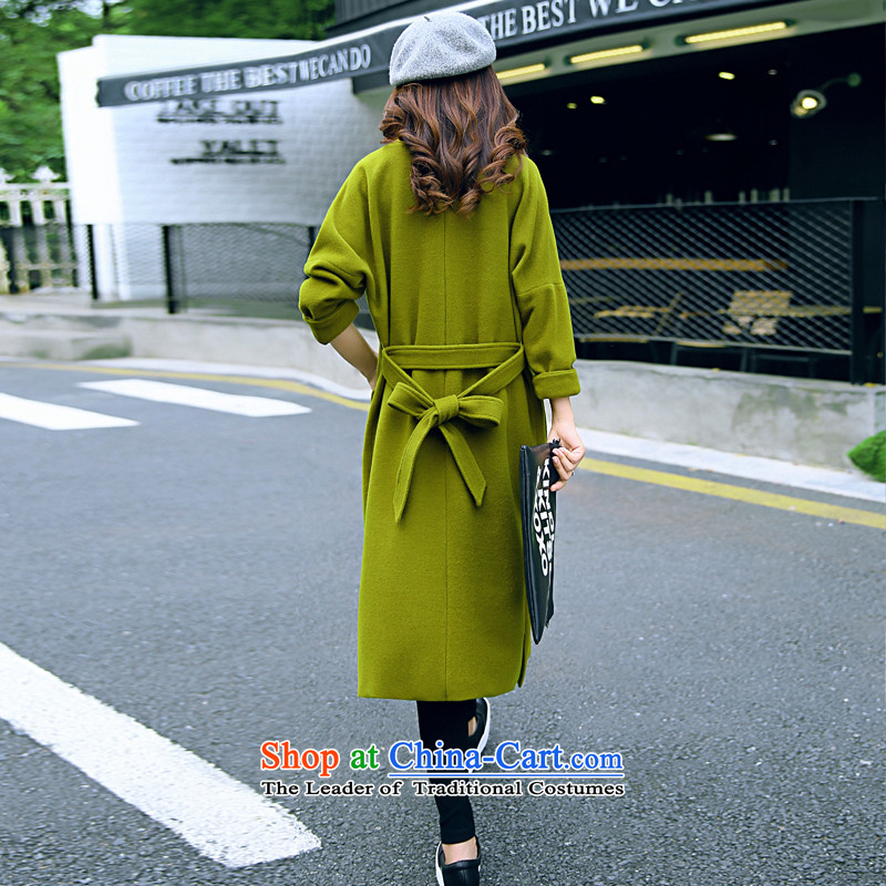In accordance with the gross Ji-mi days? 2015 new female jacket autumn long, temperament a wool coat Korean women? coats thick coat A963 Orange Red M days (tianzhimeiyi Ji-mi) , , , shopping on the Internet