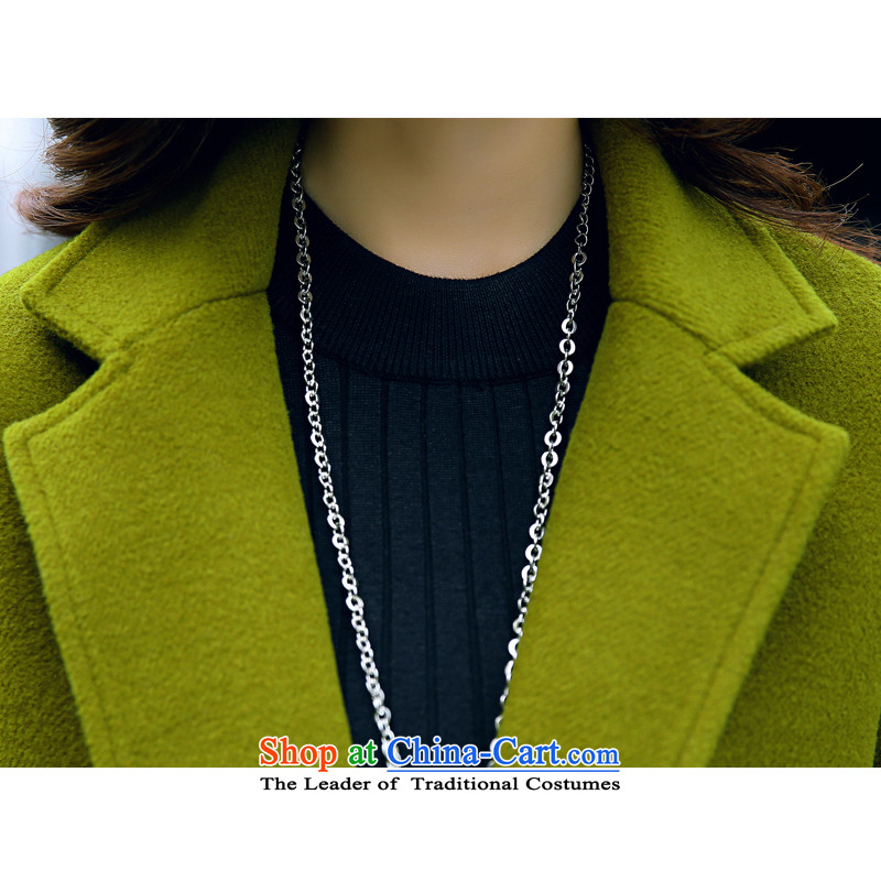 In accordance with the gross Ji-mi days? 2015 new female jacket autumn long, temperament a wool coat Korean women? coats thick coat A963 Orange Red M days (tianzhimeiyi Ji-mi) , , , shopping on the Internet