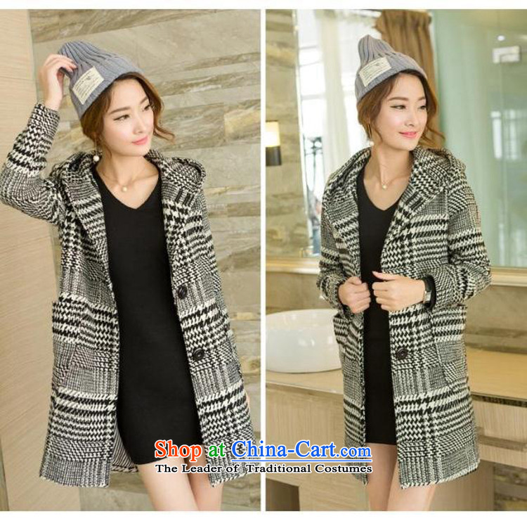 The British Yee Woan 2015 autumn and winter new cap chidori of long-sleeved gross in long coats? a jacket jl9031 female chidori grid M picture, prices, brand platters! The elections are supplied in the national character of distribution, so action, buy now enjoy more preferential! As soon as possible.
