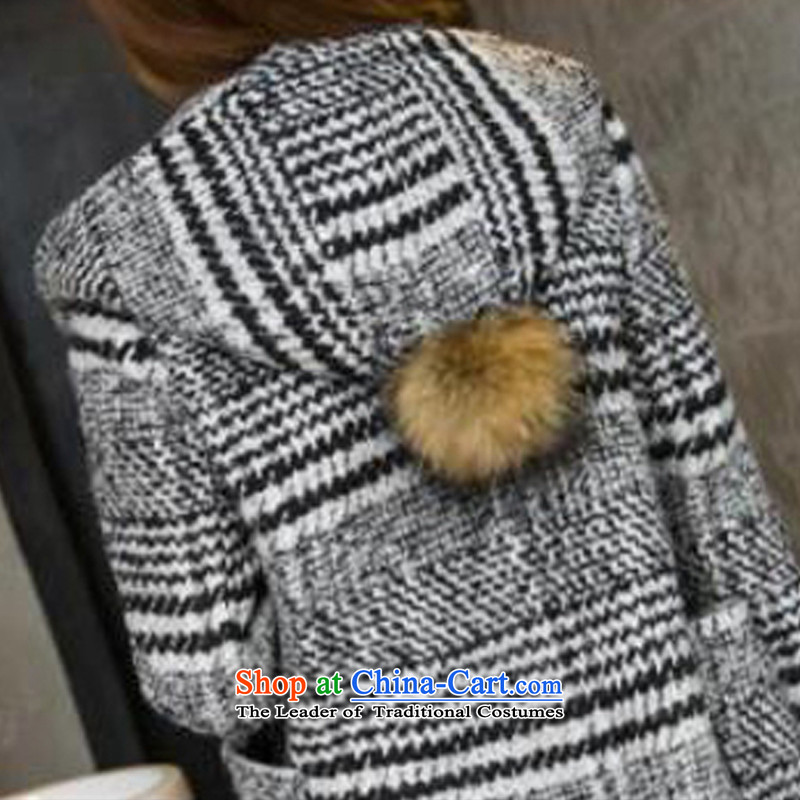 The British Yee Woan 2015 autumn and winter new cap chidori of long-sleeved gross in long coats? a jacket jl9031 female birds of thousands of M, the British Yee Woan shopping on the Internet has been pressed.