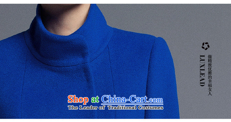 The poem Lin 2015 LUXLEAD winter clothing new products collar double-small O-video thin, long gross blue coat? S picture, prices, brand platters! The elections are supplied in the national character of distribution, so action, buy now enjoy more preferential! As soon as possible.