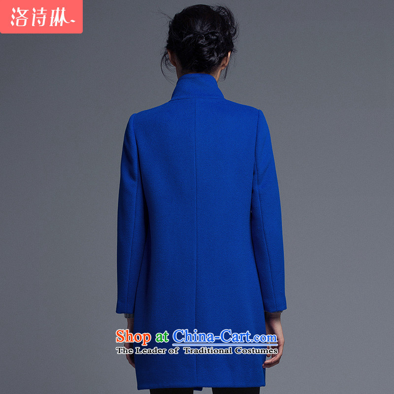 The poem Lin 2015 LUXLEAD winter clothing new products collar double-small O-video thin, long gross coats , royal blue?, Ms Elsie Leung Kwan (LUXLEAD) , , , shopping on the Internet