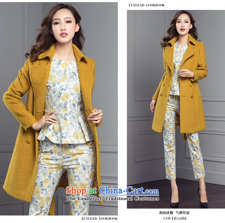 The poem Lin 2015 LUXLEAD winter clothing new product for connecting a long-sleeved double-style, long hair? coats yellow L picture, prices, brand platters! The elections are supplied in the national character of distribution, so action, buy now enjoy more preferential! As soon as possible.