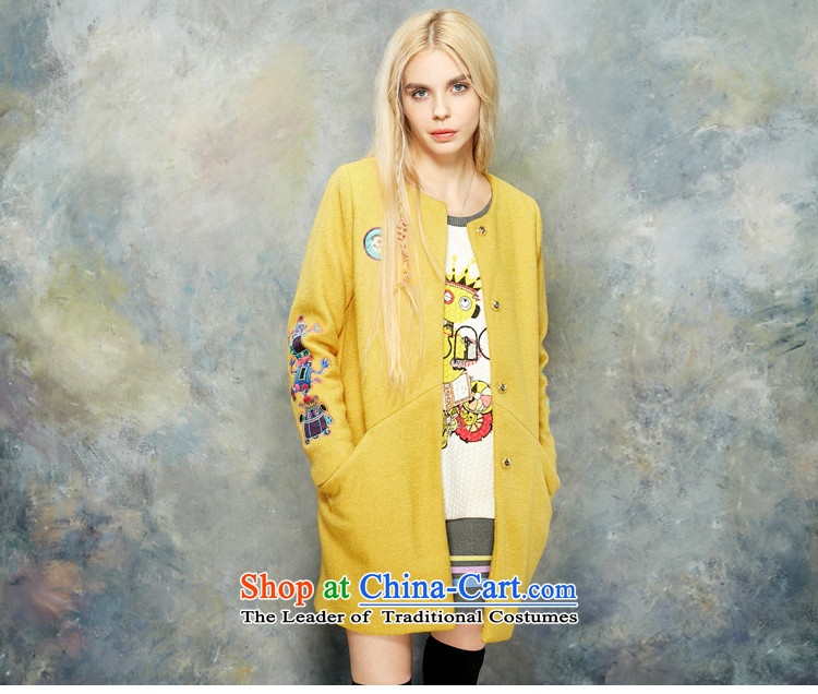 The pockets of witch Miss Mak 2015 new winter clothing stylish Western embroidery long coats of $ 1532692? female crayons Blue M picture, prices, brand platters! The elections are supplied in the national character of distribution, so action, buy now enjoy more preferential! As soon as possible.