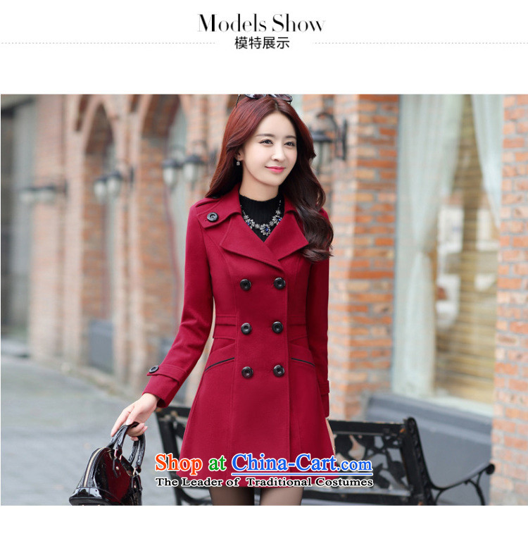 The suspension of 2015 Winter Yuen new Korean female coats of Sau San Mao? graphics in the thin long hair? 5896 English thoroughbred L photo jacket, prices, brand platters! The elections are supplied in the national character of distribution, so action, buy now enjoy more preferential! As soon as possible.