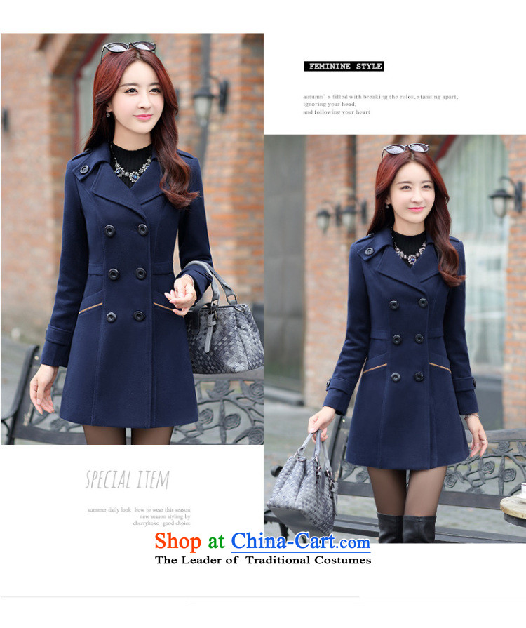 The suspension of 2015 Winter Yuen new Korean female coats of Sau San Mao? graphics in the thin long hair? 5896 English thoroughbred L photo jacket, prices, brand platters! The elections are supplied in the national character of distribution, so action, buy now enjoy more preferential! As soon as possible.