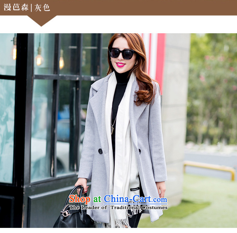 Diffuse and gross sum? 2015 autumn and winter coats women for women new stylish Korean video thin hair so Sau San jacket in female long)? sub-orange M picture, prices, brand platters! The elections are supplied in the national character of distribution, so action, buy now enjoy more preferential! As soon as possible.