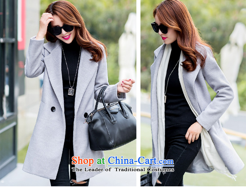 Diffuse and gross sum? 2015 autumn and winter coats women for women new stylish Korean video thin hair so Sau San jacket in female long)? sub-orange M picture, prices, brand platters! The elections are supplied in the national character of distribution, so action, buy now enjoy more preferential! As soon as possible.