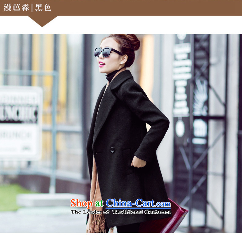 Diffuse and gross sum? 2015 autumn and winter coats women for women new stylish Korean video thin hair so Sau San jacket in female long)? sub-orange M picture, prices, brand platters! The elections are supplied in the national character of distribution, so action, buy now enjoy more preferential! As soon as possible.