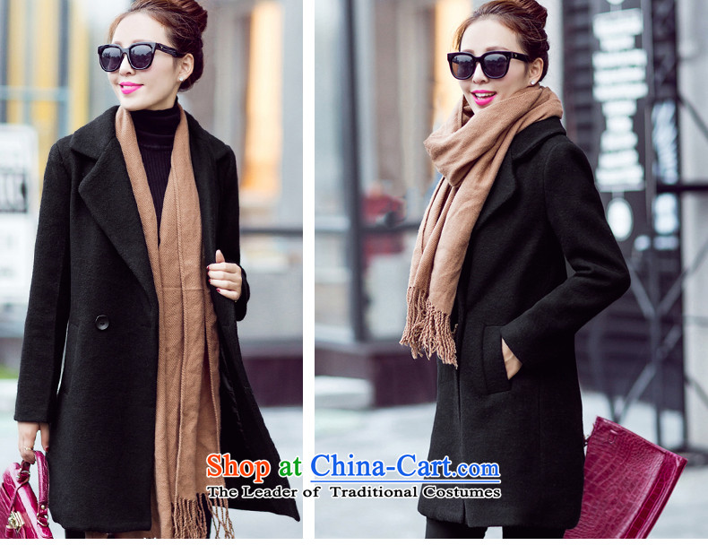 Diffuse and gross sum? 2015 autumn and winter coats women for women new stylish Korean video thin hair so Sau San jacket in female long)? sub-orange M picture, prices, brand platters! The elections are supplied in the national character of distribution, so action, buy now enjoy more preferential! As soon as possible.