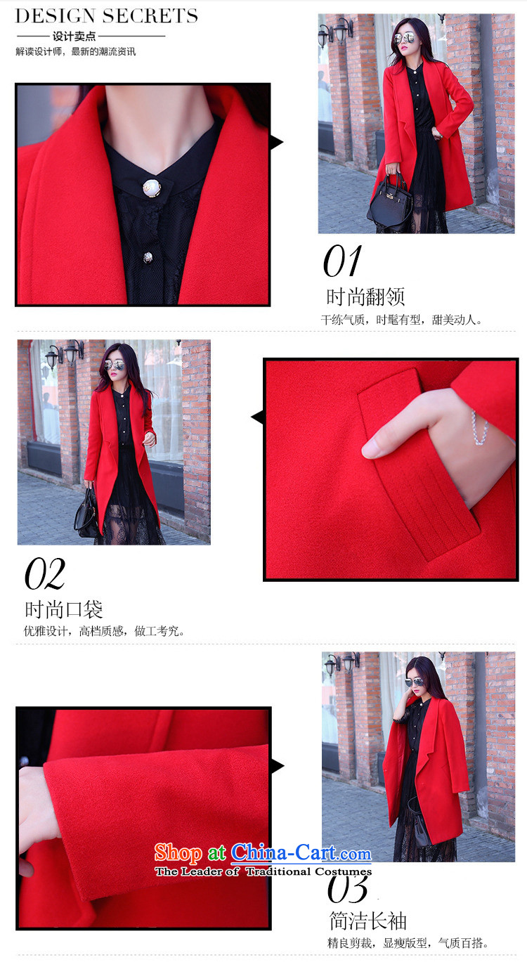 Soo-ji- won by 2015 Autumn new product version of the girl who is decorated in coats long hair? coats female latticed 712 red L picture, prices, brand platters! The elections are supplied in the national character of distribution, so action, buy now enjoy more preferential! As soon as possible.