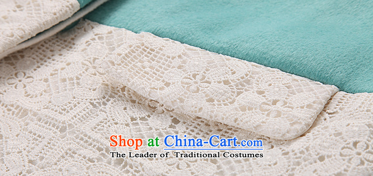 Chaplain who winter clothing new women's elegant lace stitching in long knocked long-sleeved round-neck collar gross coats gray and green 170/92A/XL? Picture, prices, brand platters! The elections are supplied in the national character of distribution, so action, buy now enjoy more preferential! As soon as possible.