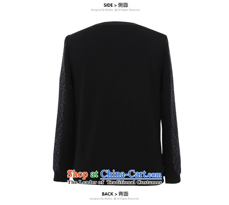 Msshe xl women 2015 new winter clothing 200 catties stylish stamp round-neck collar sweater knit sweater 10565 black on white flower 3XL picture, prices, brand platters! The elections are supplied in the national character of distribution, so action, buy now enjoy more preferential! As soon as possible.