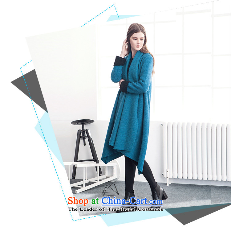 The autumn and winter knocked color ANUZA2015 lapel irregular loose set up conference in gross wool long coats? Jacket Blue    M  for pictures, pp. 155-168 price, brand platters! The elections are supplied in the national character of distribution, so action, buy now enjoy more preferential! As soon as possible.