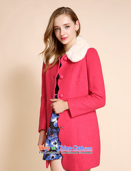 Chaplain who winter clothing new women's rabbit hair Washable Wool wavy edge wild warm minimalist gross? coats jacket plum 155/80A/S picture, prices, brand platters! The elections are supplied in the national character of distribution, so action, buy now enjoy more preferential! As soon as possible.