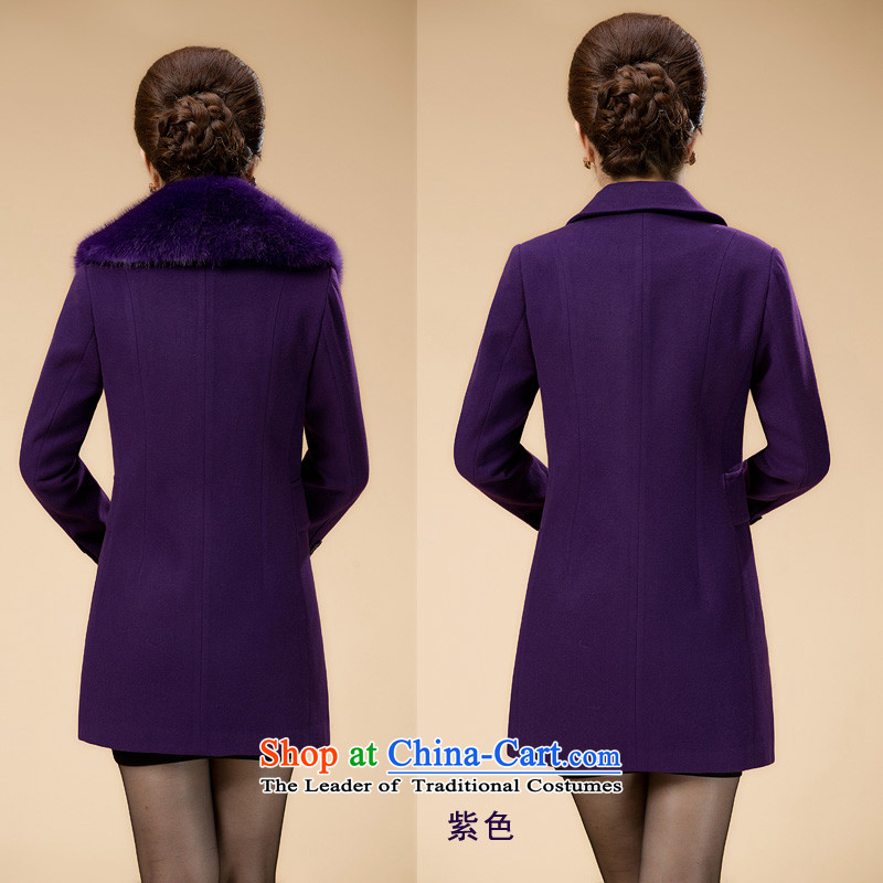 The CD is the only remaining products products autumn and winter in the new large older mother load in the medium to long term, this jacket coat 458 gross? That is only purple 3XL, products , , , shopping on the Internet