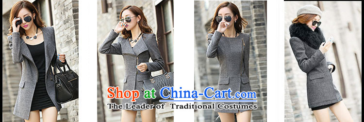 Yi Jin Long in products Sau San female jacket light gray GD2601 S code picture, prices, brand platters! The elections are supplied in the national character of distribution, so action, buy now enjoy more preferential! As soon as possible.