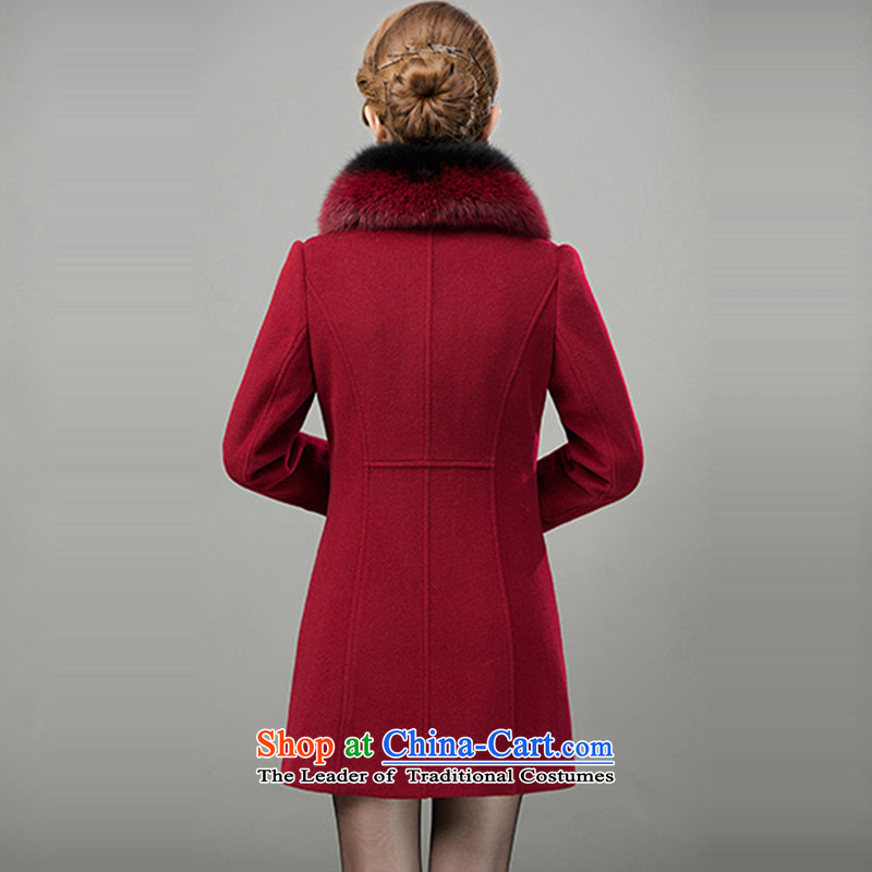 Soo-ji even fall 2015 new products for women Korean large Sau San? coats female jacket coat female 709 gross? BOURDEAUX XL, Soo-ji even shopping on the Internet has been pressed.