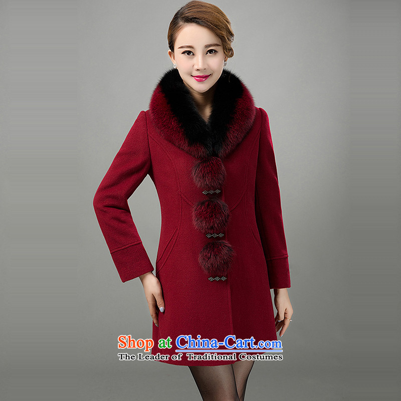 Soo-ji even fall 2015 new products for women Korean large Sau San? coats female jacket coat female 709 gross? BOURDEAUX XL, Soo-ji even shopping on the Internet has been pressed.