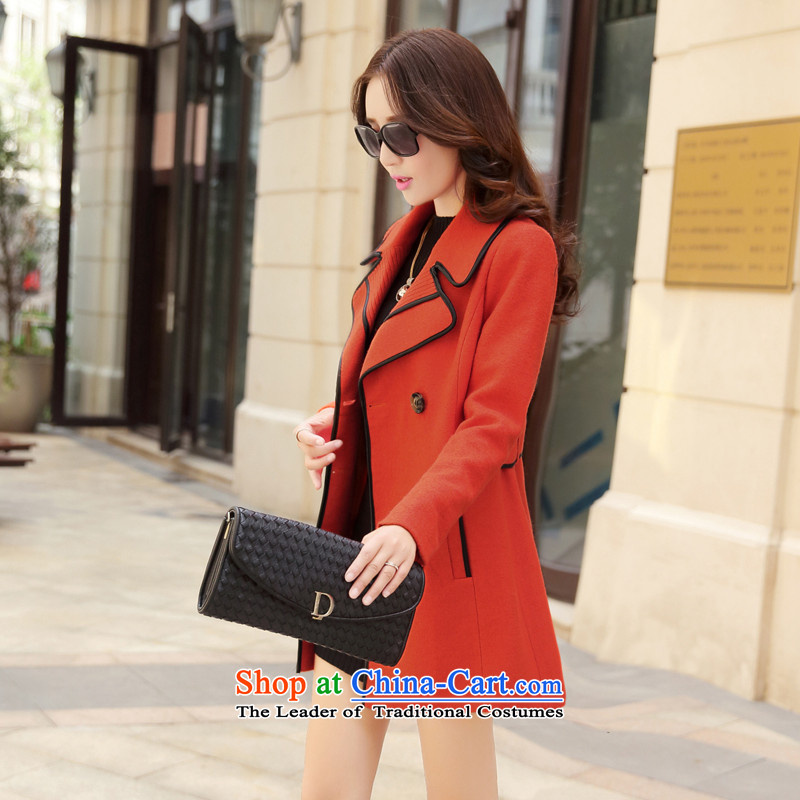 2015 Autumn and winter new Korean Modern graphics thin Western Wind, double-wild in the lapel long coats gross? Wind Jacket female green XL Photo, prices, brand platters! The elections are supplied in the national character of distribution, so action, buy now enjoy more preferential! As soon as possible.