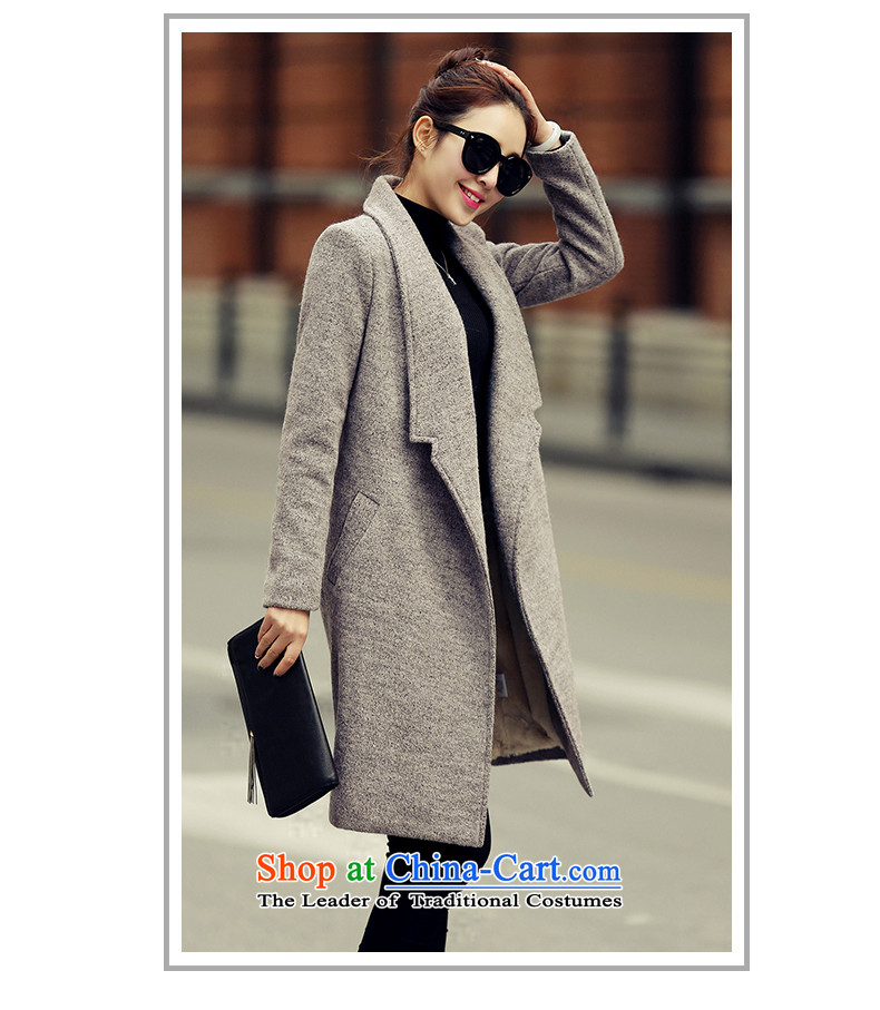 Vekee's gross? 2015 autumn and winter coats female Korean version of the new long solid color Large thick coat 10109 thin red) XL Photo, prices, brand platters! The elections are supplied in the national character of distribution, so action, buy now enjoy more preferential! As soon as possible.