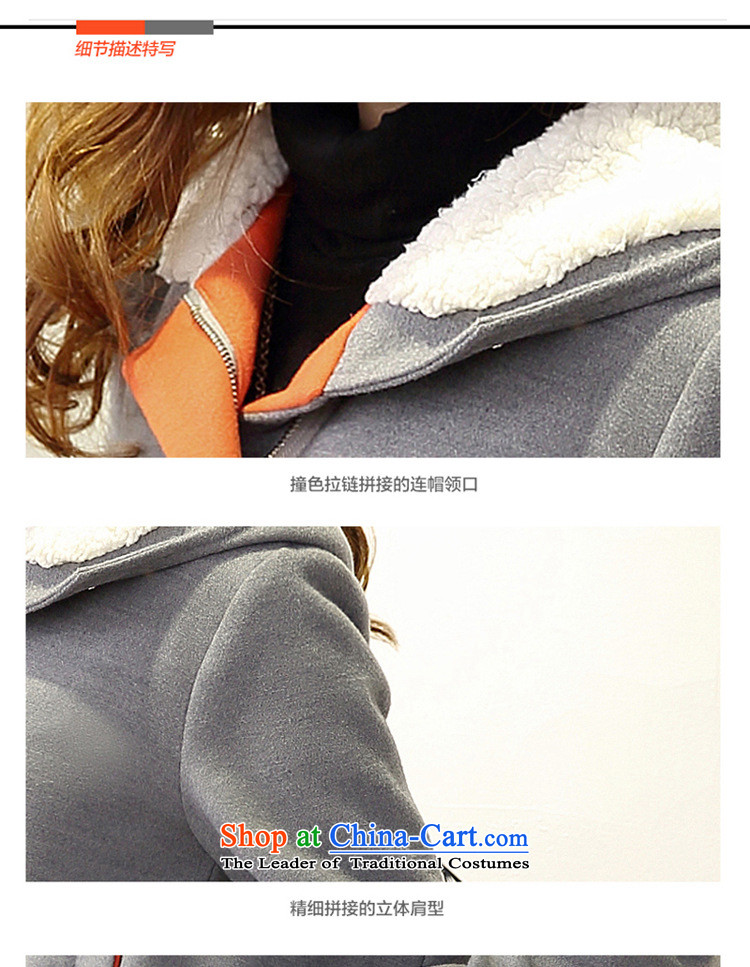 The ad to increase missdonut Code women's gross coats 200 jin when autumn and winter Korean thick mm in length) Video sister thin thick hoodie orange larger 4XL recommendations 180-200 catty picture, prices, brand platters! The elections are supplied in the national character of distribution, so action, buy now enjoy more preferential! As soon as possible.