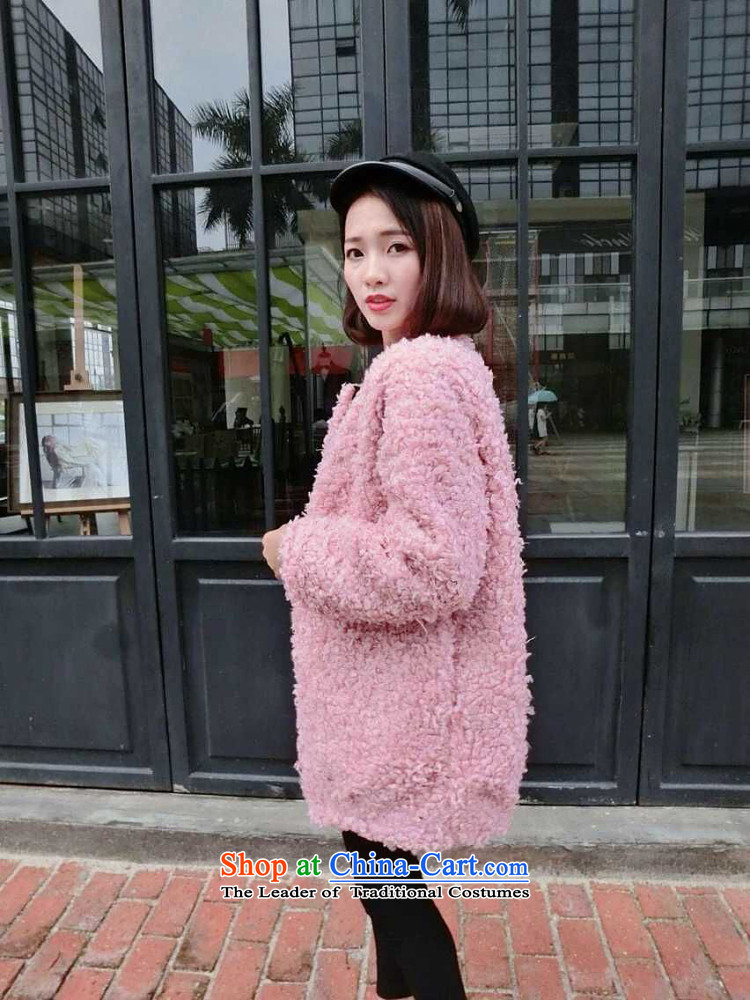 Cayman, Dili Maomao jacket girl Won 2015 edition knitting sweater circle Lamb Wool coat female plus gross? cotton thick black are code pictures, prices, brand platters! The elections are supplied in the national character of distribution, so action, buy now enjoy more preferential! As soon as possible.