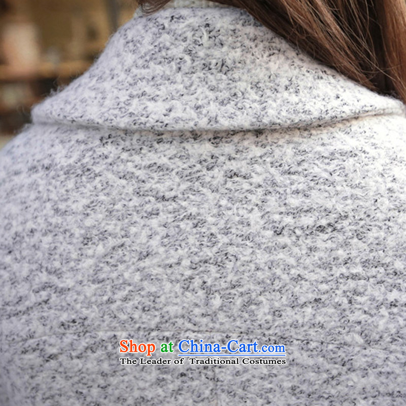 In accordance with the trailing edge is like a dream gross? 2015 autumn and winter jackets for women in new long loose wild leisure Korean thick gray coat according to the edge of the S, like a dream , , , shopping on the Internet