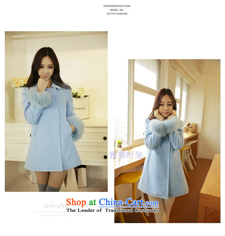2015 Autumn and winter girls sweet preppy a wool coat female Korean students in the thick long wool coat pink? Really Gross Gross S pictures, cuff price, brand platters! The elections are supplied in the national character of distribution, so action, buy now enjoy more preferential! As soon as possible.