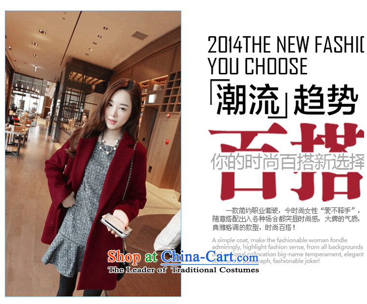 Xiang Jiang ad to increase women's code thick MM autumn 2015, replacing the new graphics in the thin long hair? thick sister 200 catties cardigan COAT 6229 wine red larger picture, prices, 5XL brand platters! The elections are supplied in the national character of distribution, so action, buy now enjoy more preferential! As soon as possible.