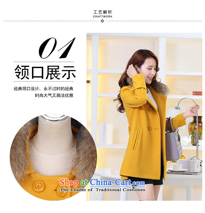 The law was in Dili Qi 2015 autumn and winter new Korean Sau San video thin nagymaros for long thick hair? coats female double-a large mm thick coat female orange 08 with high wool collar XXL picture, prices, brand platters! The elections are supplied in the national character of distribution, so action, buy now enjoy more preferential! As soon as possible.