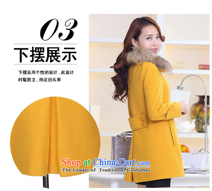 The law was in Dili Qi 2015 autumn and winter new Korean Sau San video thin nagymaros for long thick hair? coats female double-a large mm thick coat female orange 08 with high wool collar XXL picture, prices, brand platters! The elections are supplied in the national character of distribution, so action, buy now enjoy more preferential! As soon as possible.