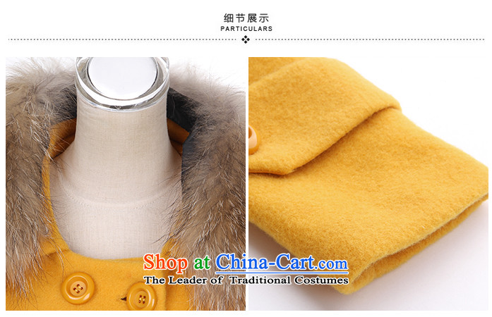 The law was in Dili Qi 2015 autumn and winter new Korean Sau San video thin nagymaros for long thick hair? coats female double-a large mm thick coat female orange 08 with high wool collar XXL picture, prices, brand platters! The elections are supplied in the national character of distribution, so action, buy now enjoy more preferential! As soon as possible.