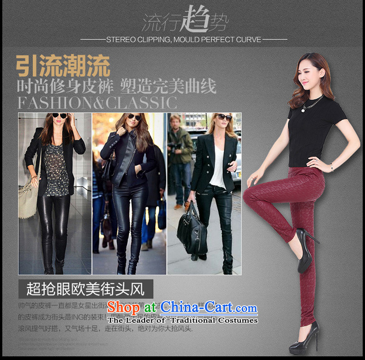 For M- 2015 to increase the number of women in the autumn of New mm thick video plus thin-Sau San warm leather pants female pant M902 red XL Photo, prices, brand platters! The elections are supplied in the national character of distribution, so action, buy now enjoy more preferential! As soon as possible.