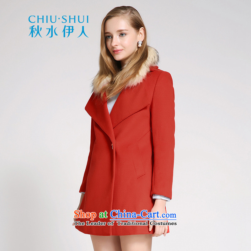 Chaplain who winter clothing new women's campaign for large collar gross sub-metal buckle a grain gross 165/88A/L, Red Jacket coat?/ The Mai-Mai shopping on the Internet has been pressed.