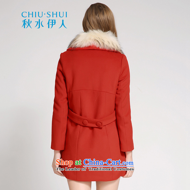 Chaplain who winter clothing new women's campaign for large collar gross sub-metal buckle a grain gross 165/88A/L, Red Jacket coat?/ The Mai-Mai shopping on the Internet has been pressed.